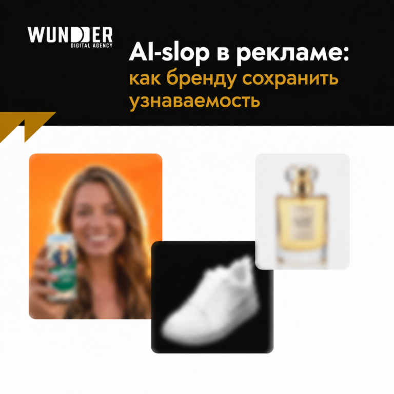 AI-slop в рекламе AI-slop в рекламе: как бренду сохранить узнаваемость
