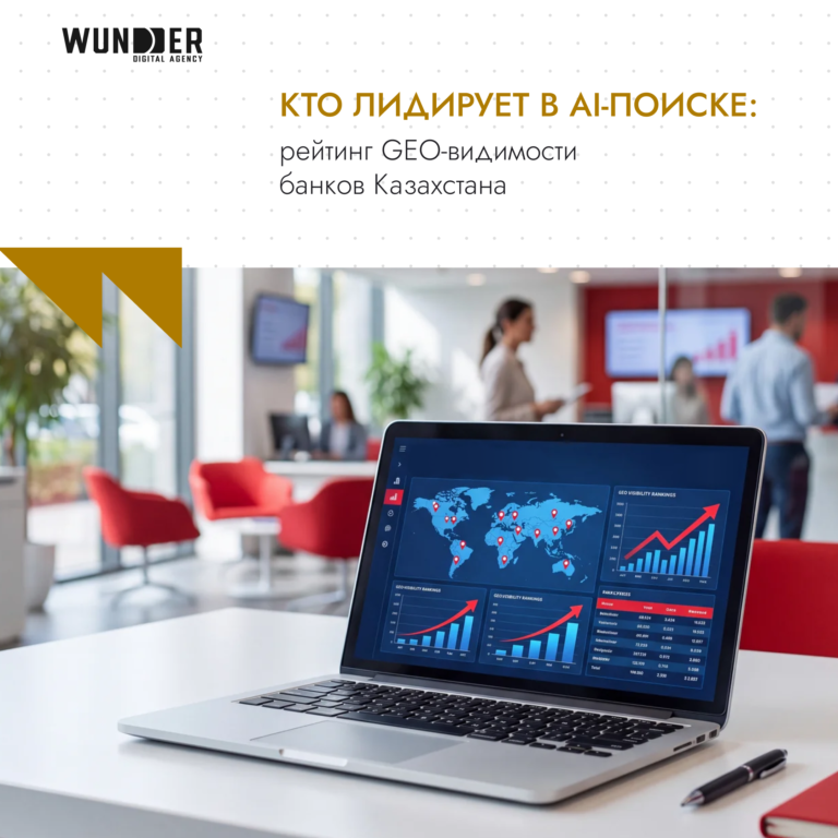 Кто лидирует в AI-поиске Кто лидирует в AI-поиске: рейтинг GEO-видимости банков Казахстана